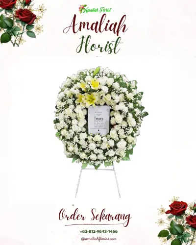 Krans Bunga Duka Cita di Sutapranan